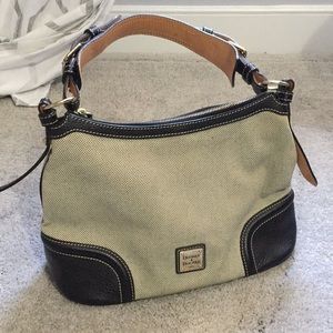 Dooney & Bourke Gray Black Shoulder Bag